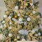 Sprays Cedar Picks Gold Glittered Christmas Tree Ornaments Floral Stems for Gold Christmas Tree Wreaths Swag Centerpieces Holiday Seasonal Wedding Decorations